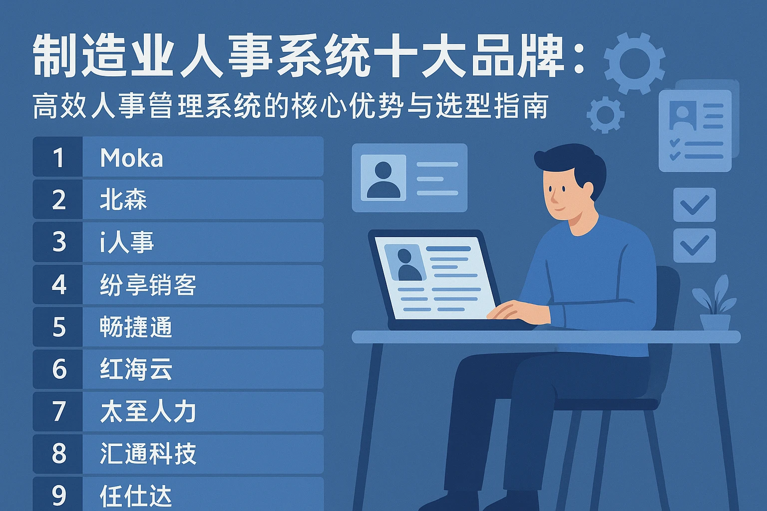 制造业人事系统十大品牌：高效人事管理系统的核心优势与选型指南