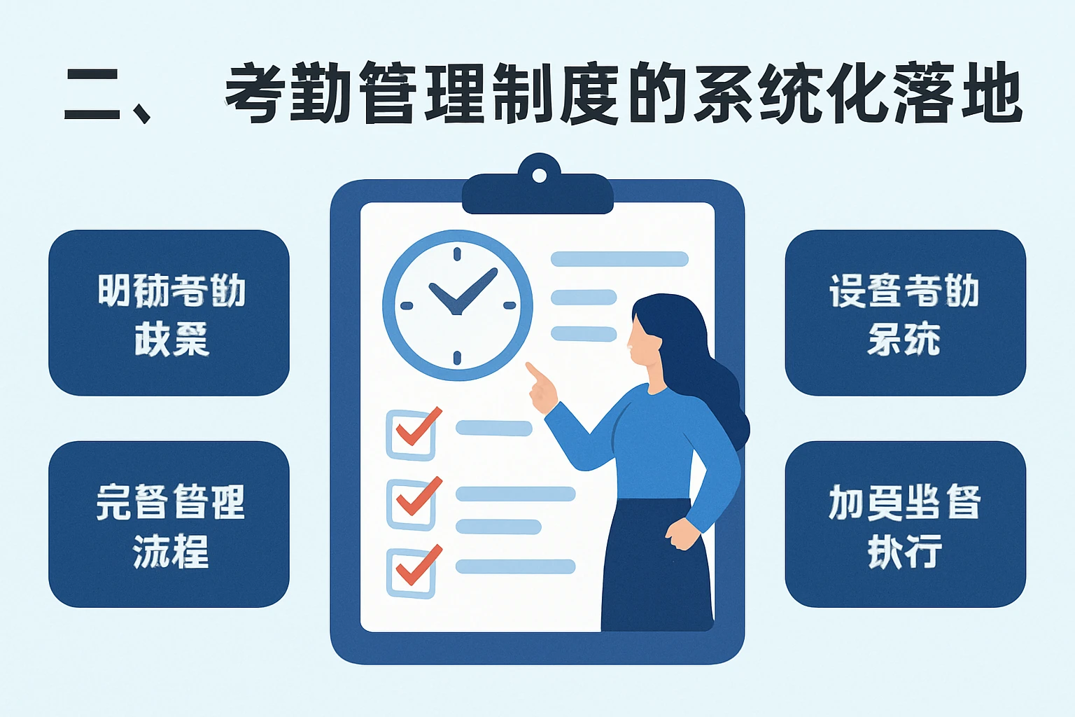 二、考勤管理制度的系统化落地