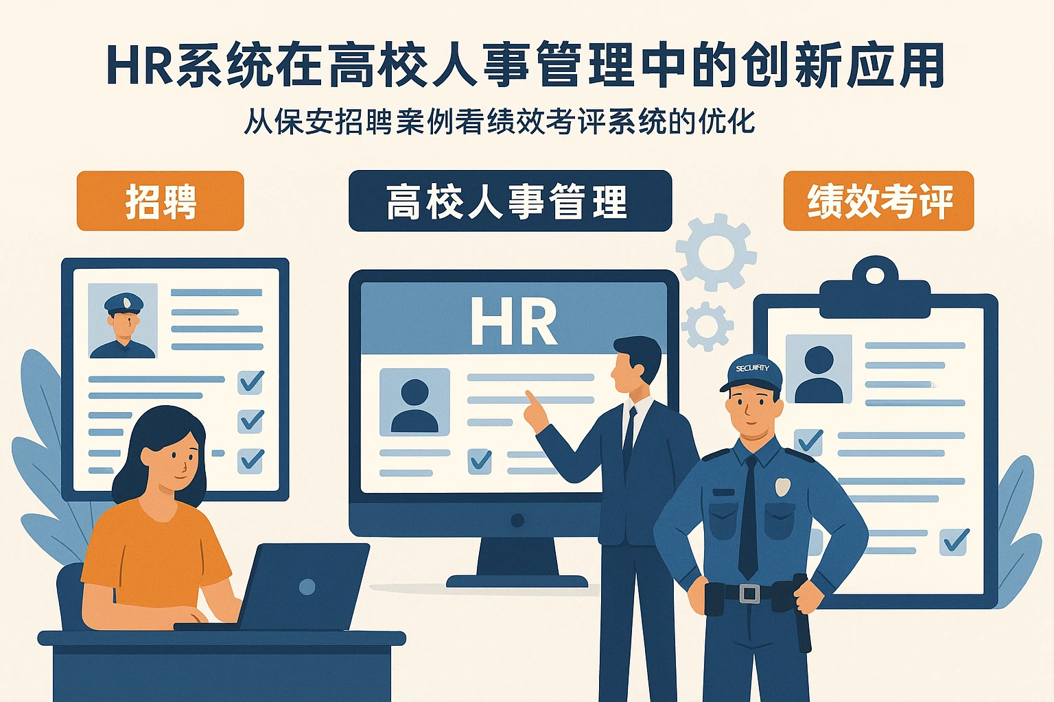 HR系统在高校人事管理中的创新应用：从保安招聘案例看绩效考评系统的优化