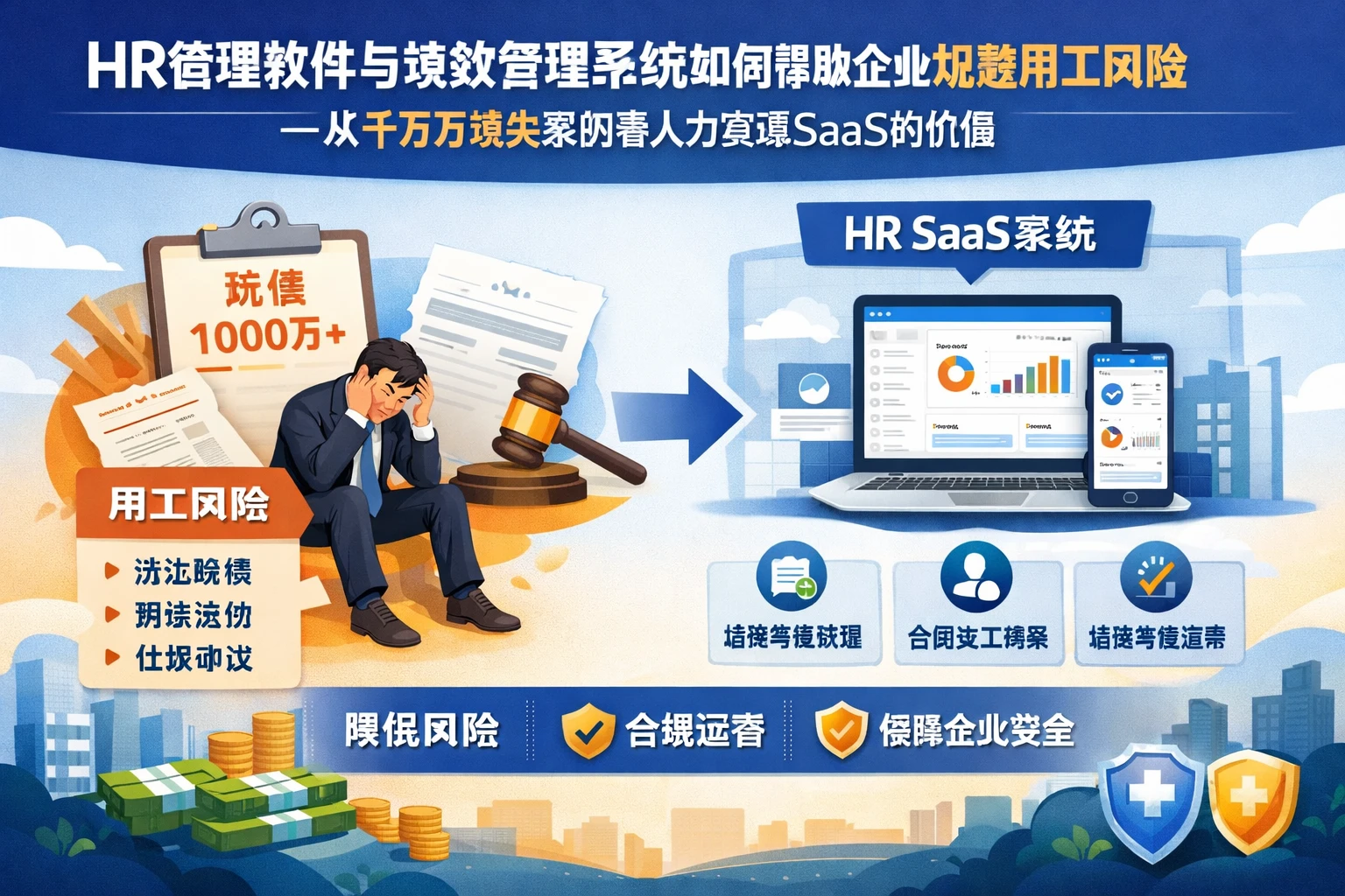 HR管理软件与绩效管理系统如何帮助企业规避用工风险——从千万损失案例看人力资源SaaS的价值