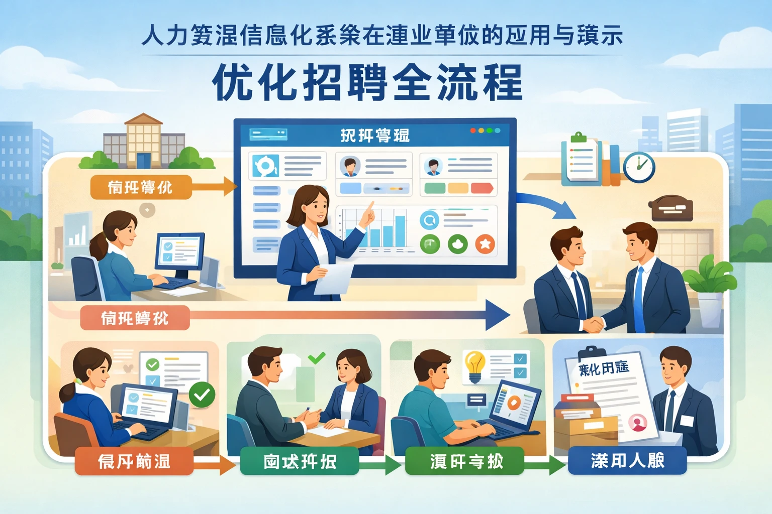 人力资源信息化系统在事业单位的应用与演示:优化招聘全流程