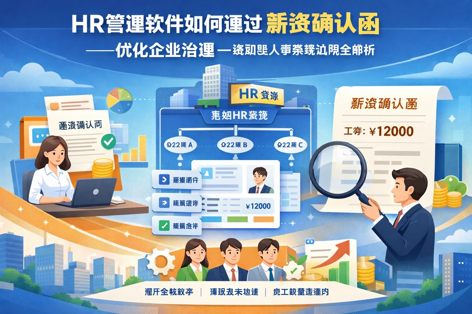 HR管理软件如何通过薪资确认函优化企业治理——集团型人事系统试用全解析