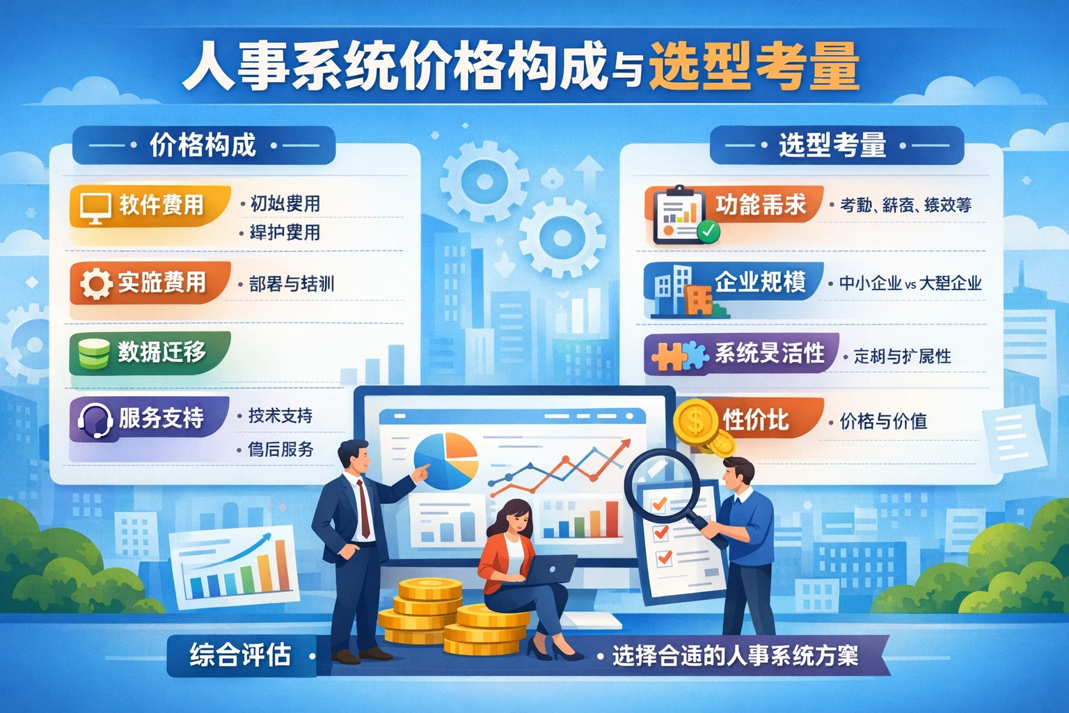 人事系统价格构成与选型考量