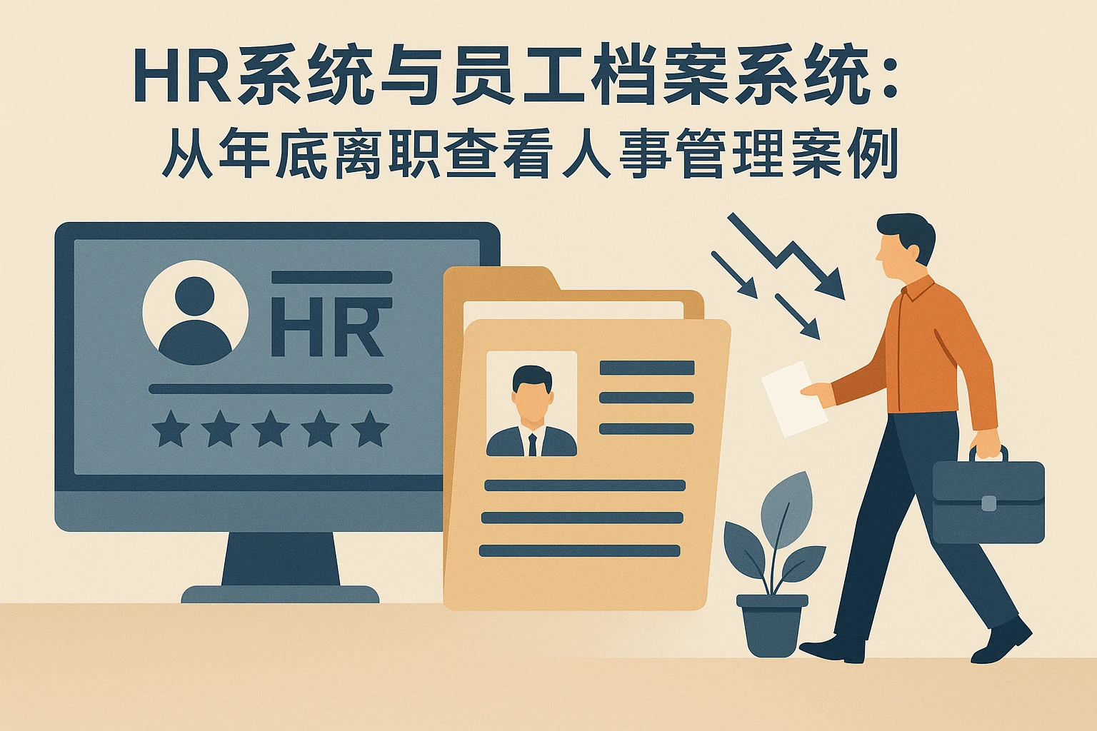 HR系统与员工档案系统：从年底离职潮看人事管理案例