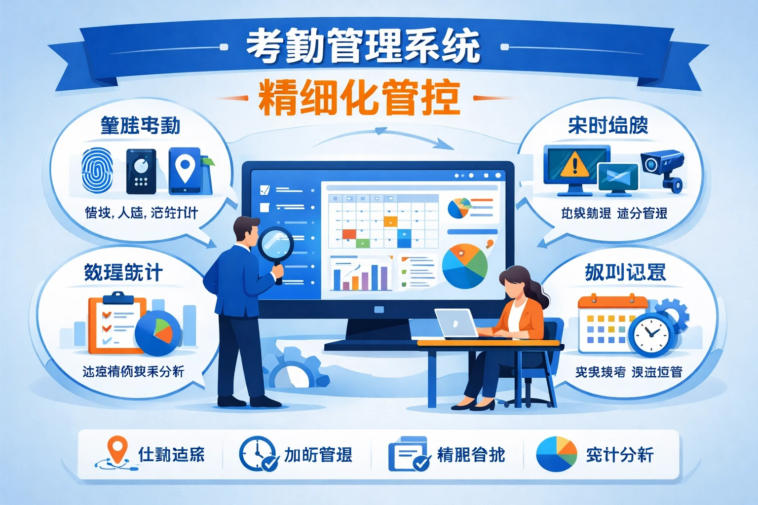 考勤管理系统的精细化管控