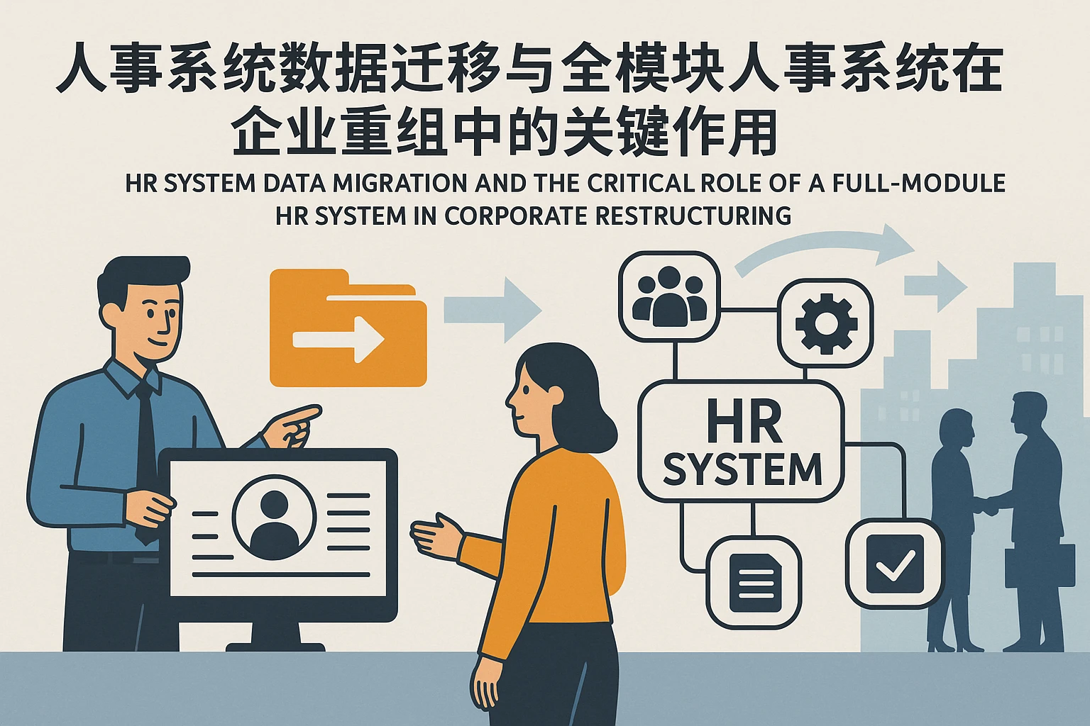 人事系统数据迁移与全模块人事系统在企业重组中的关键作用