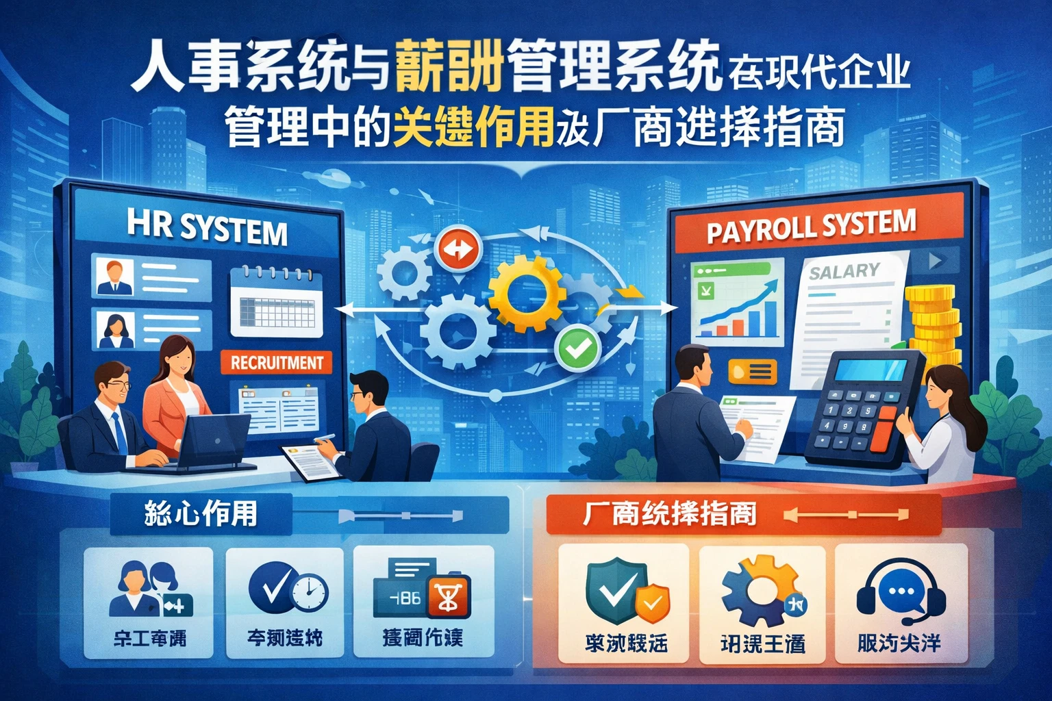 人事系统与薪酬管理系统在现代企业管理中的关键作用及厂商选择指南