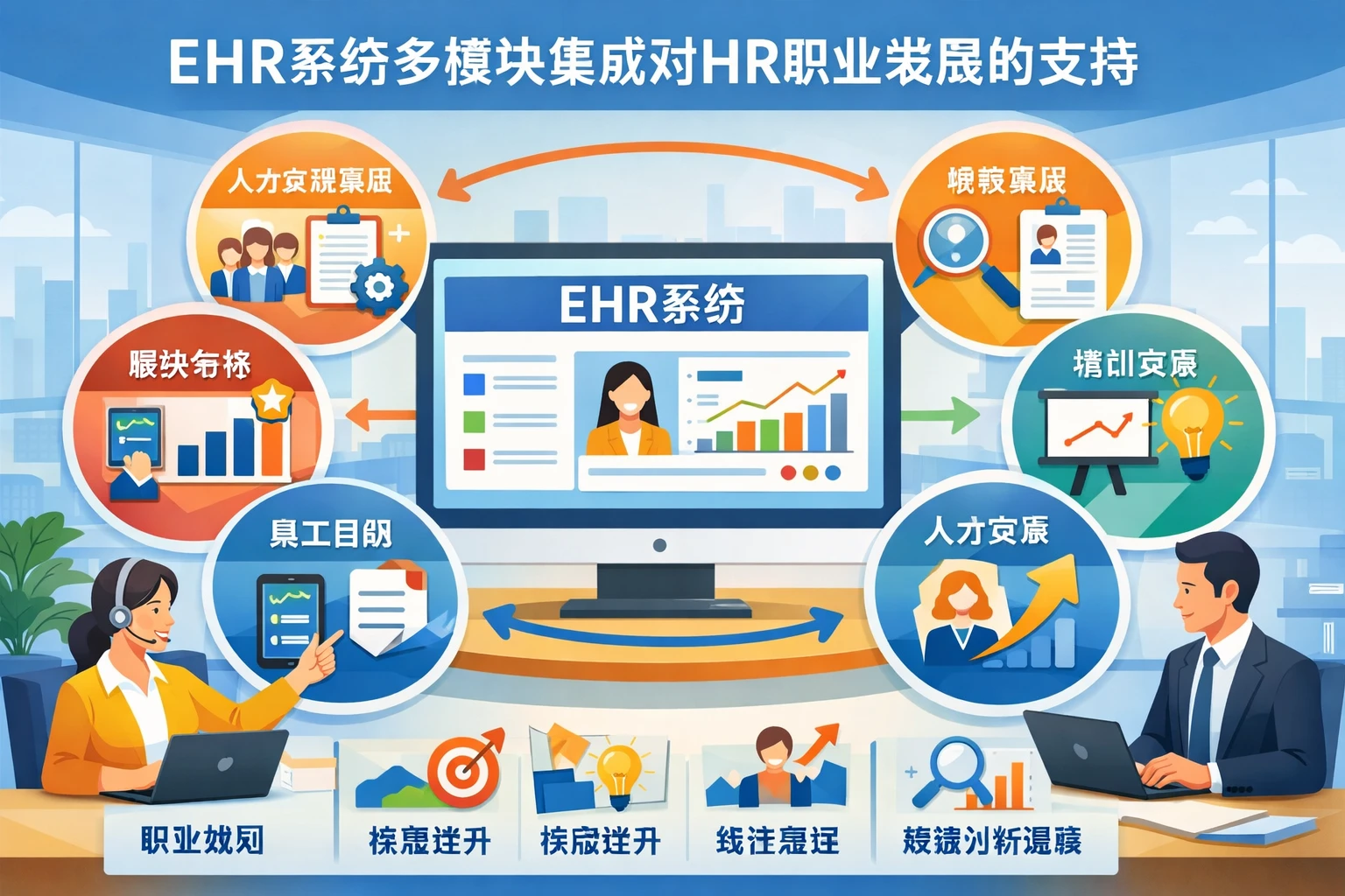 ehr系统多模块集成对HR职业发展的支持