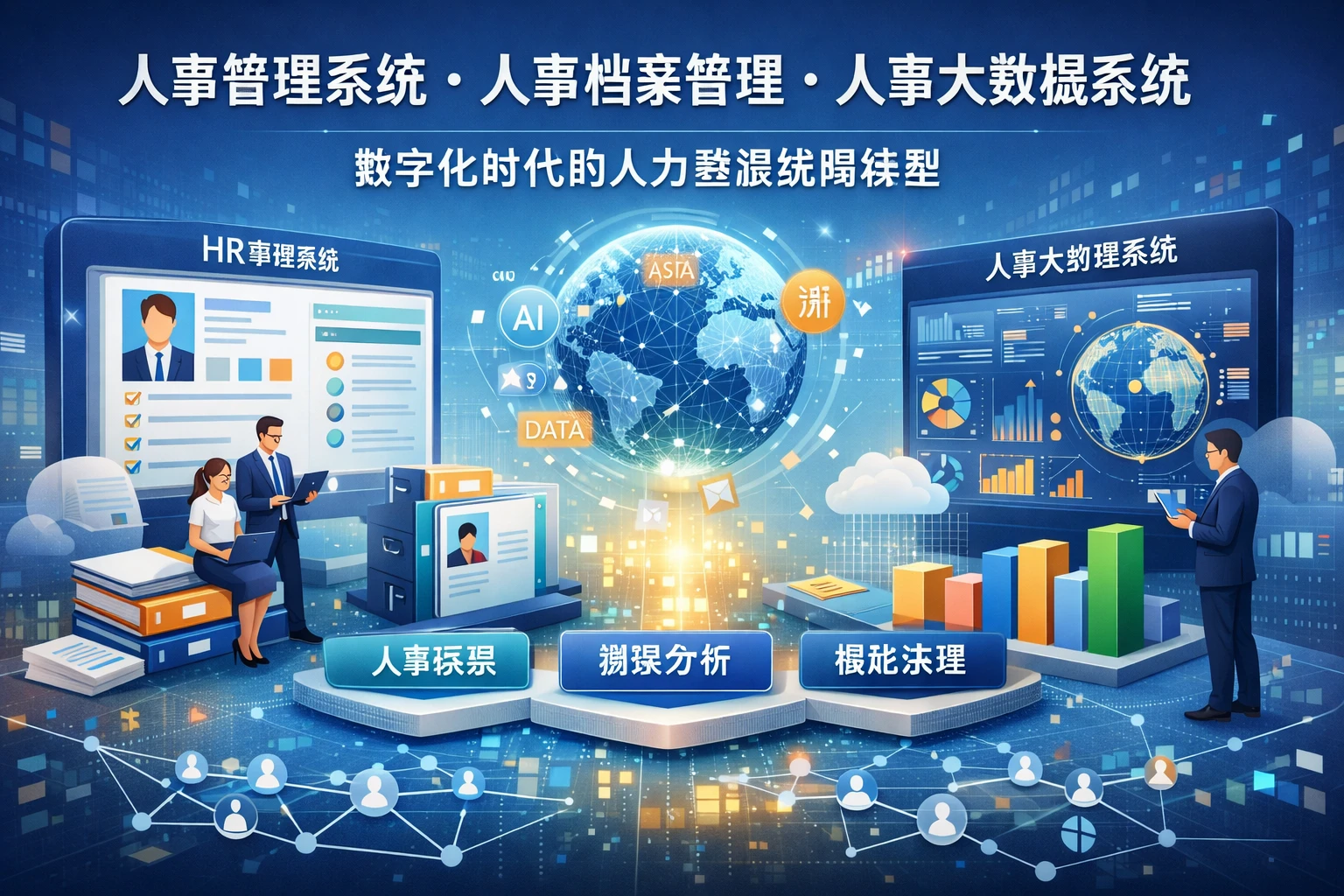 人事管理系统、人事档案管理系统与人事大数据系统：数字化时代的人力资源战略转型