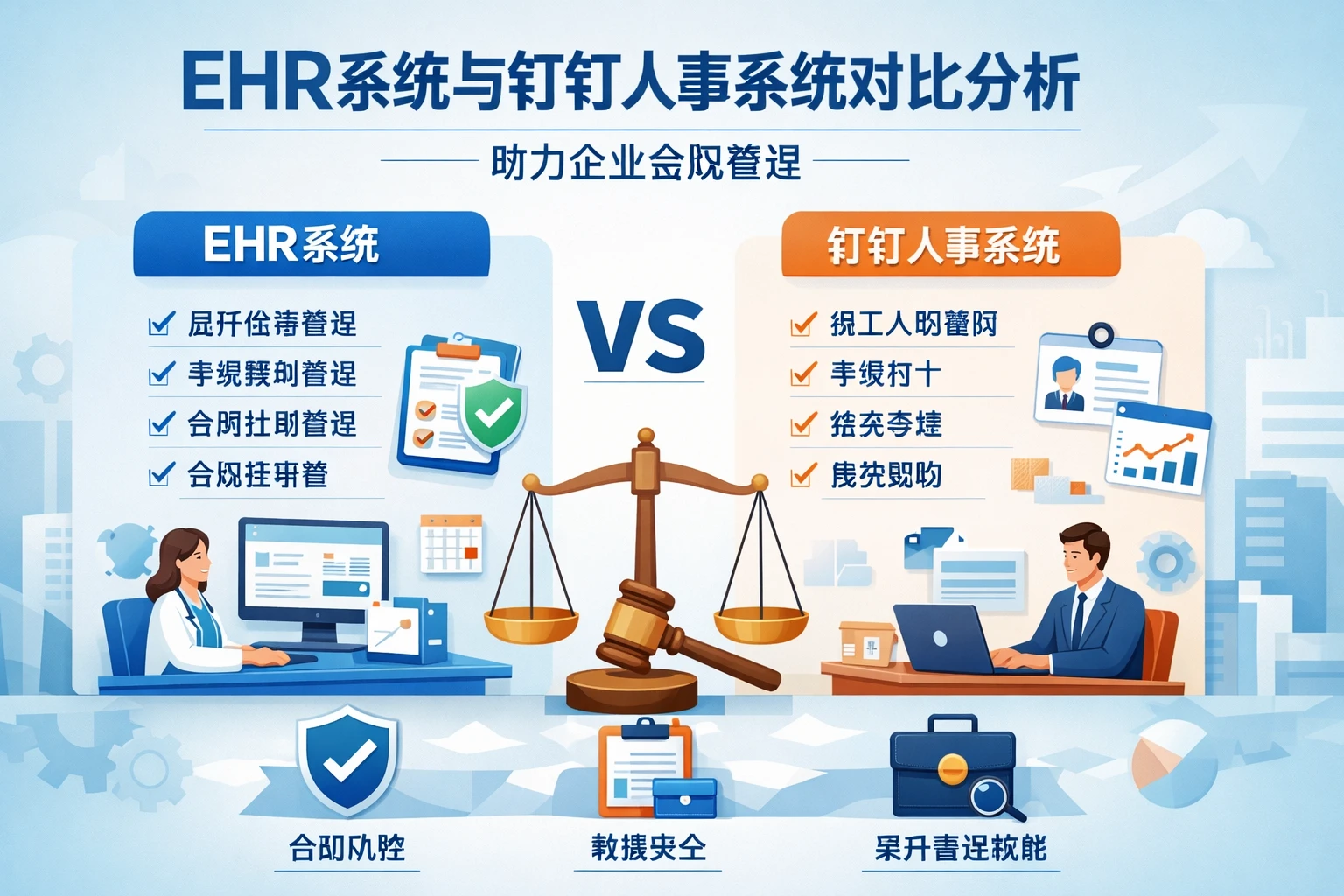 ehr系统与钉钉人事系统对比分析：助力企业合规管理
