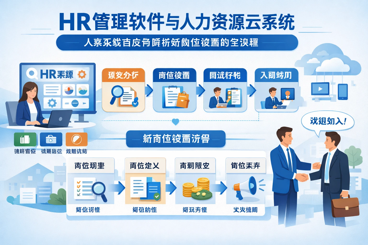 HR管理软件与人力资源云系统：人事系统白皮书解析新岗位设置的全流程