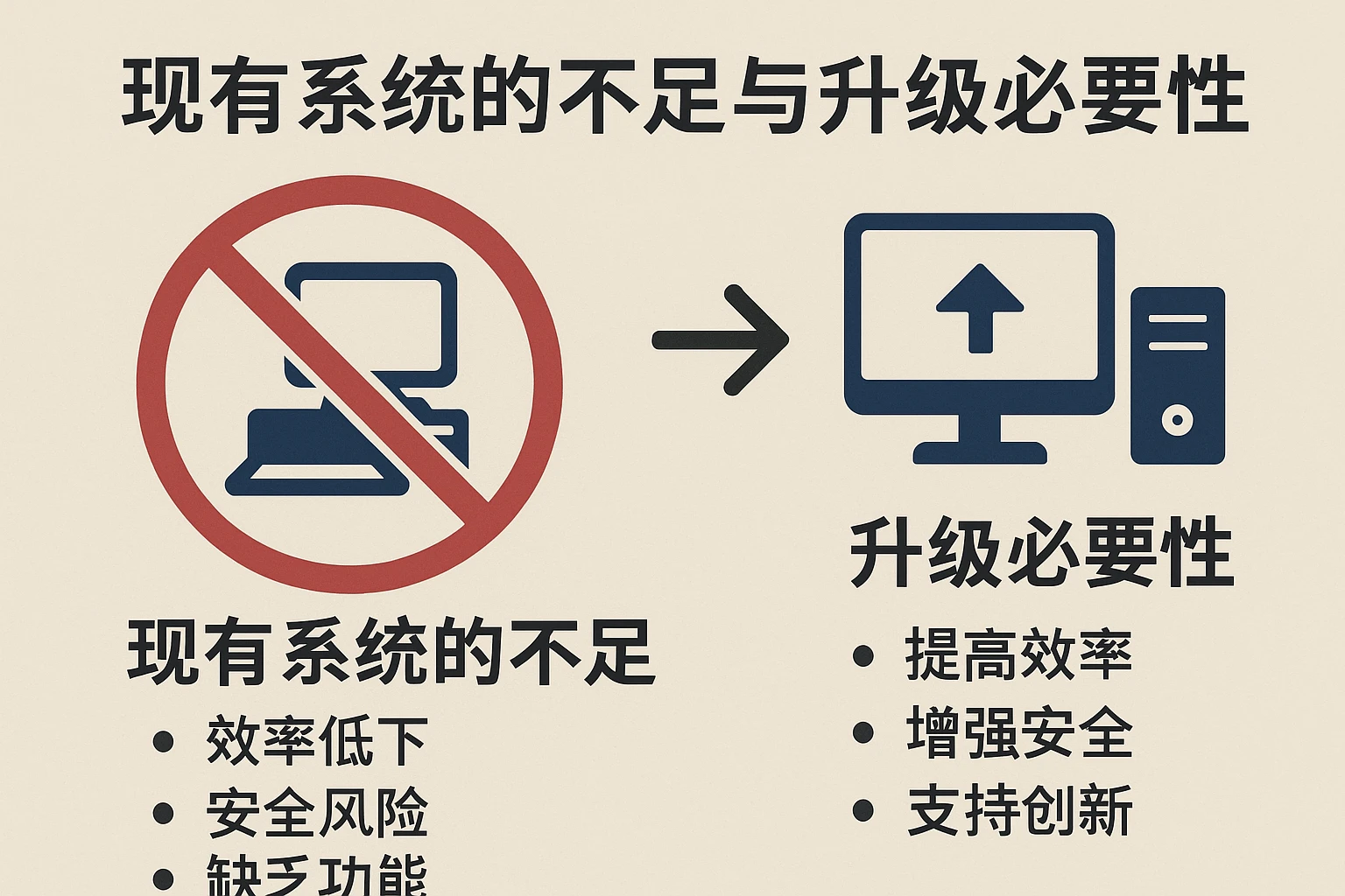 现有系统的不足与升级必要性