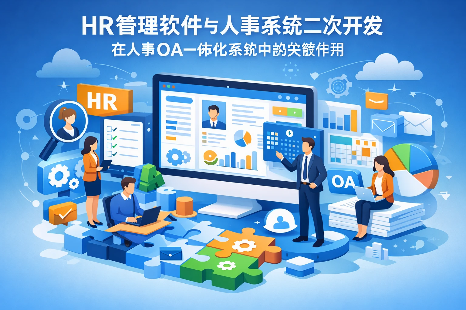 HR管理软件与人事系统二次开发在人事OA一体化系统中的关键作用