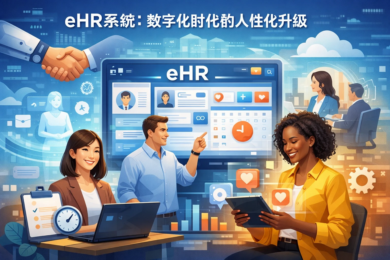 eHR系统：数字化时代的人性化升级