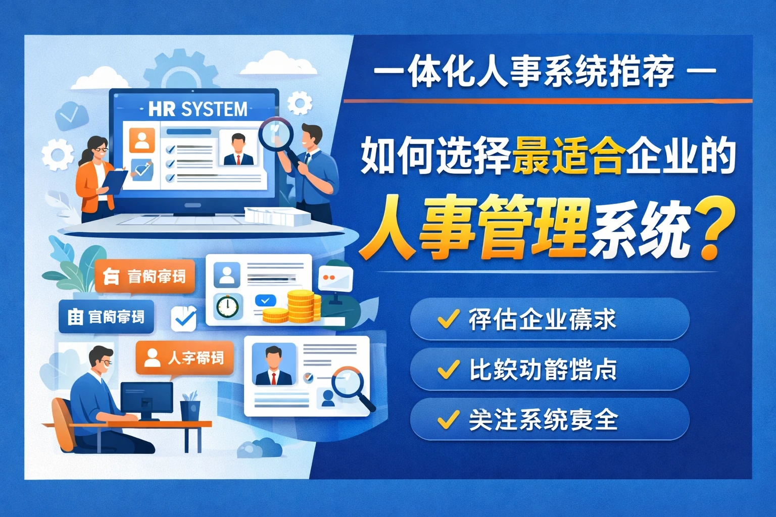 一体化人事系统推荐：如何选择最适合企业的人事管理系统