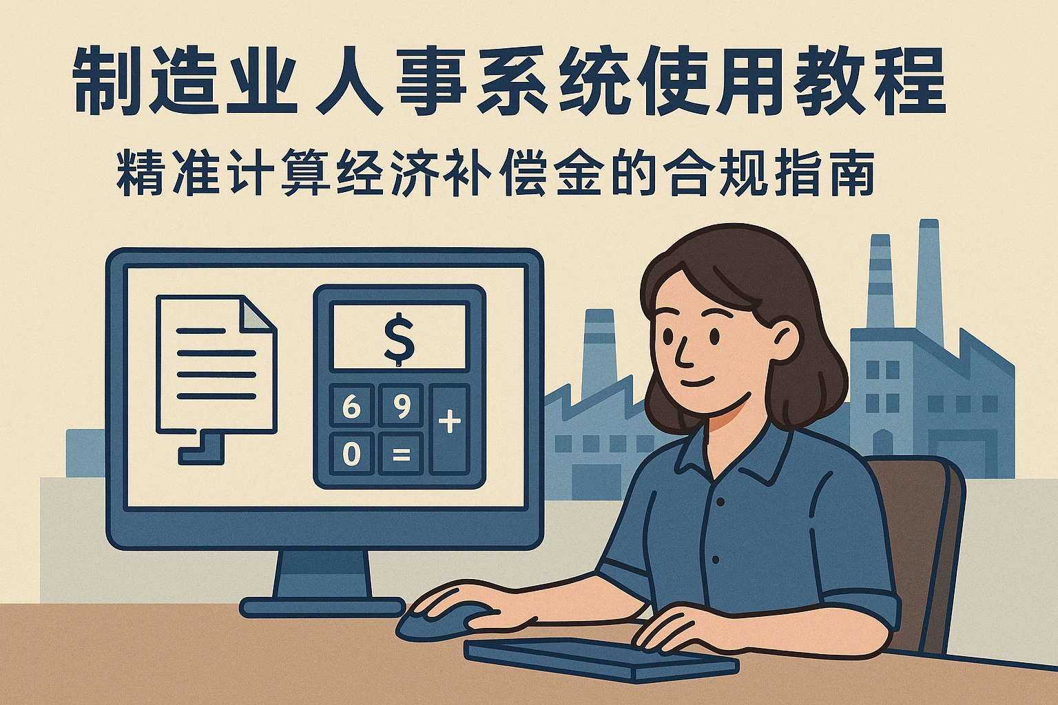 制造业人事系统使用教程：精准计算经济补偿金的合规指南