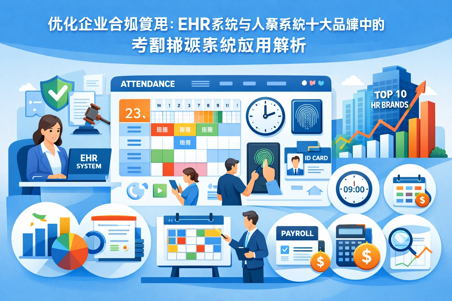 优化企业合规管理：ehr系统与人事系统十大品牌中的考勤排班系统应用解析