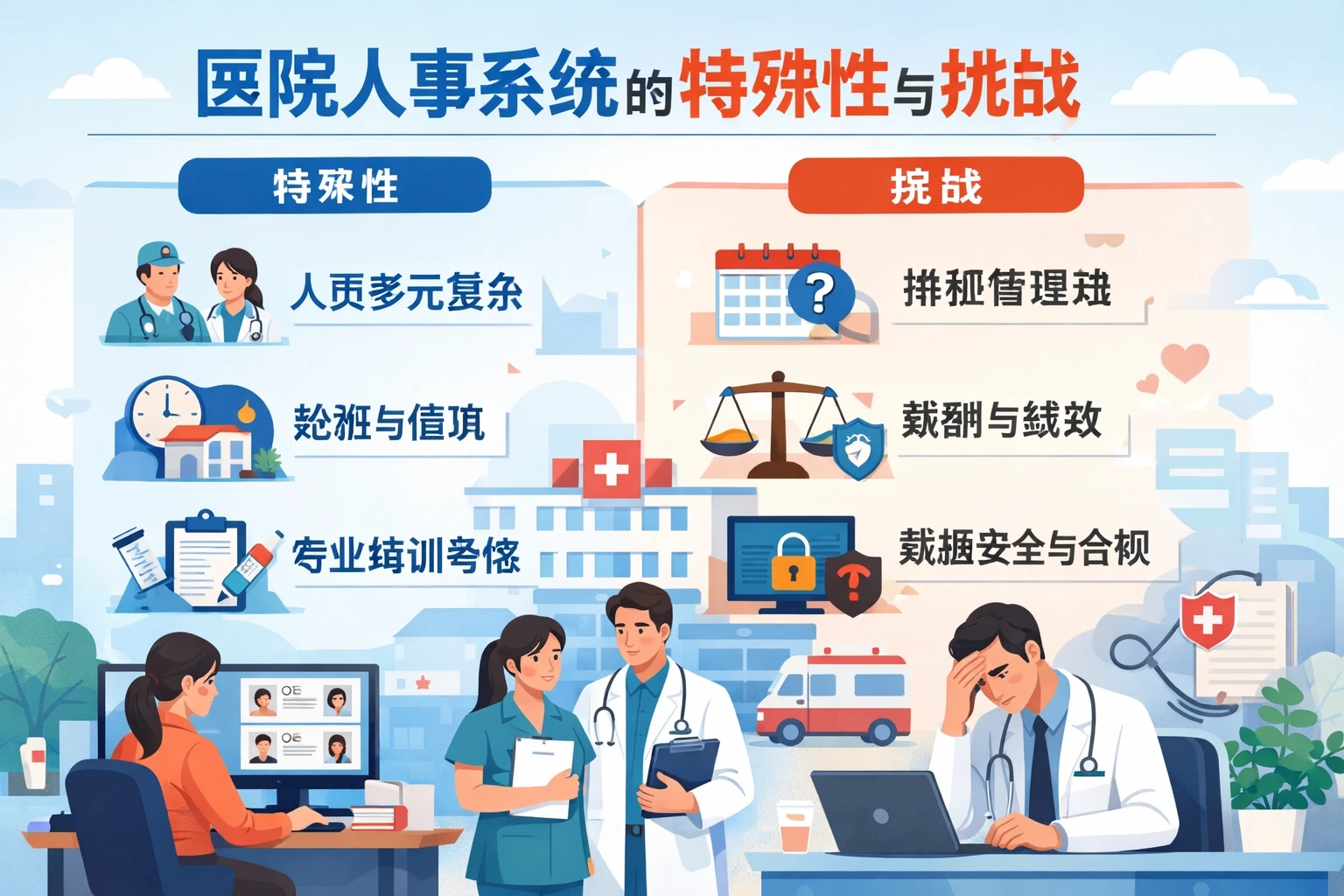 医院人事系统的特殊性与挑战