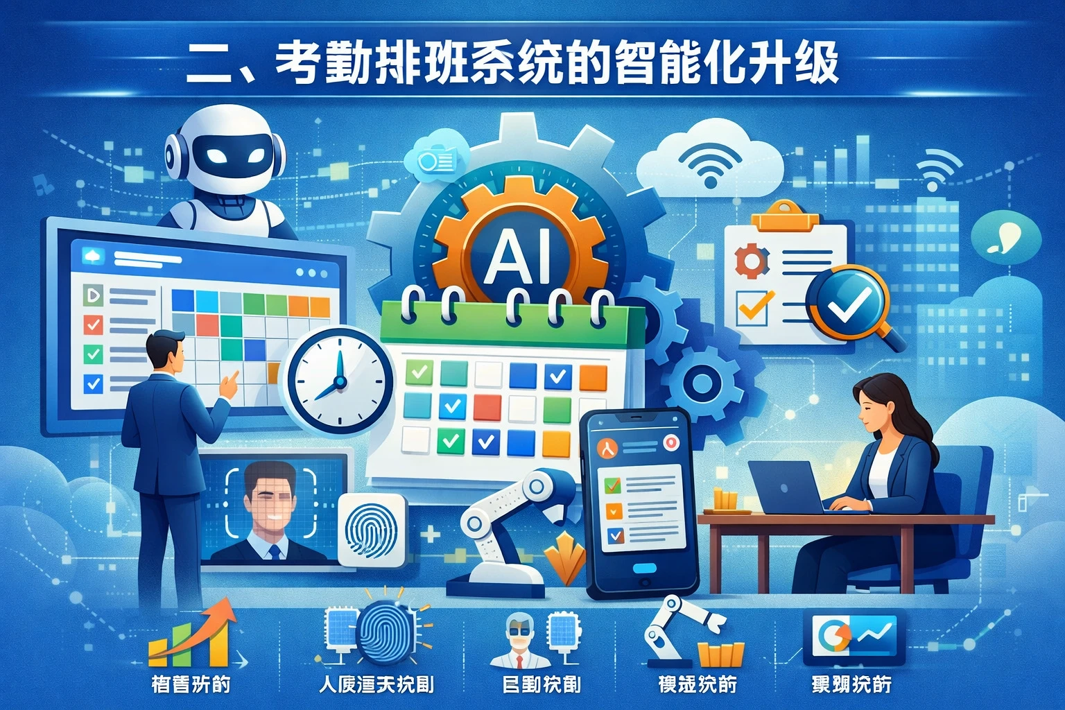 二、考勤排班系统的智能化升级