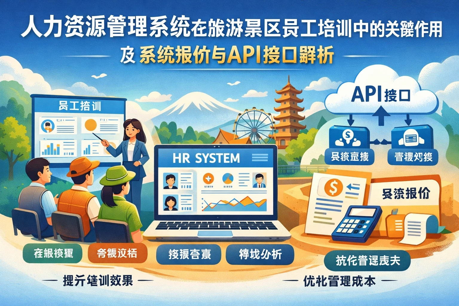 人力资源管理系统在旅游景区员工培训中的关键作用及系统报价与API接口解析