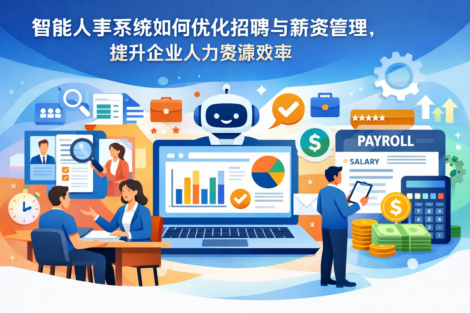智能人事系统如何优化招聘与薪资管理，提升企业人力资源效率