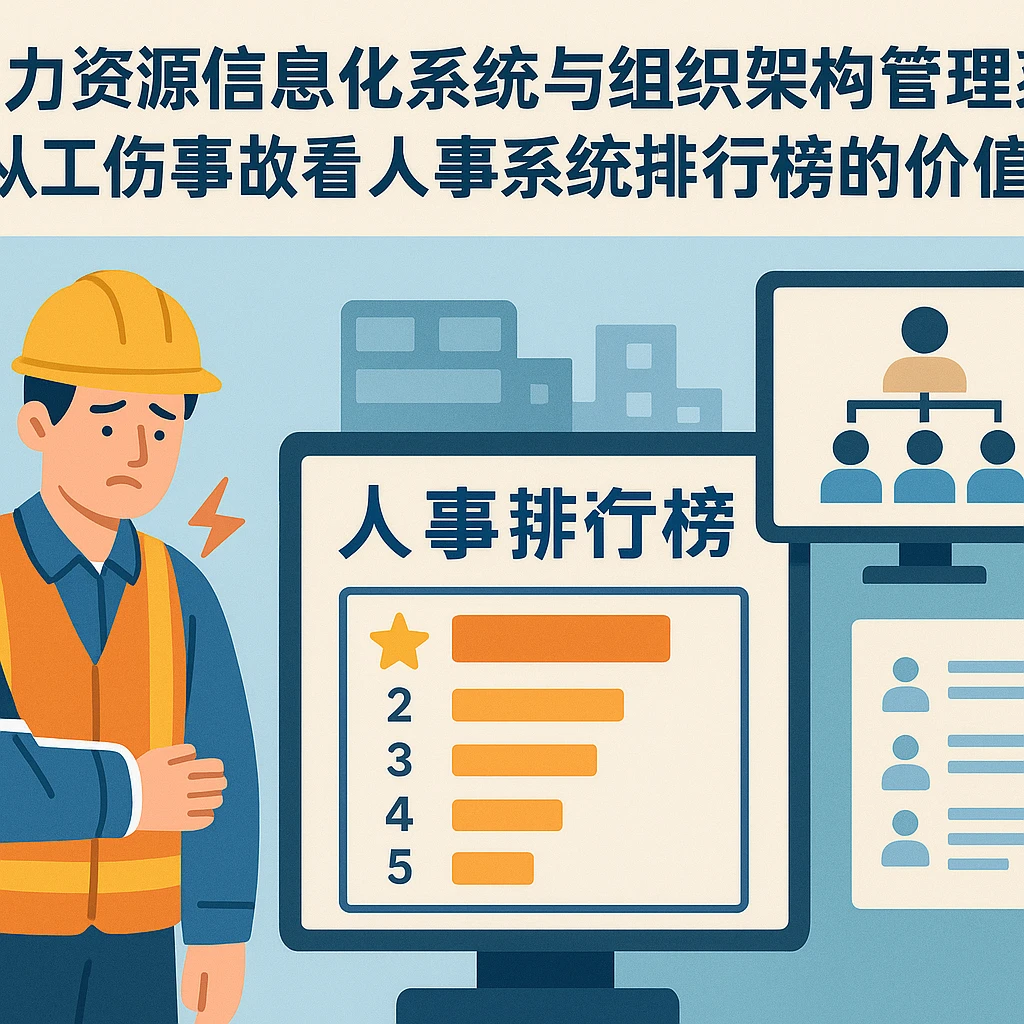 人力资源信息化系统与组织架构管理系统：从工伤事故看人事系统排行榜的价值