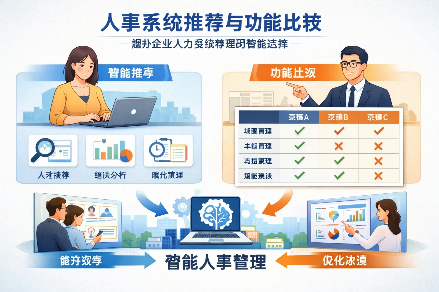 人事系统推荐与功能比较：提升企业人力资源管理的智能选择