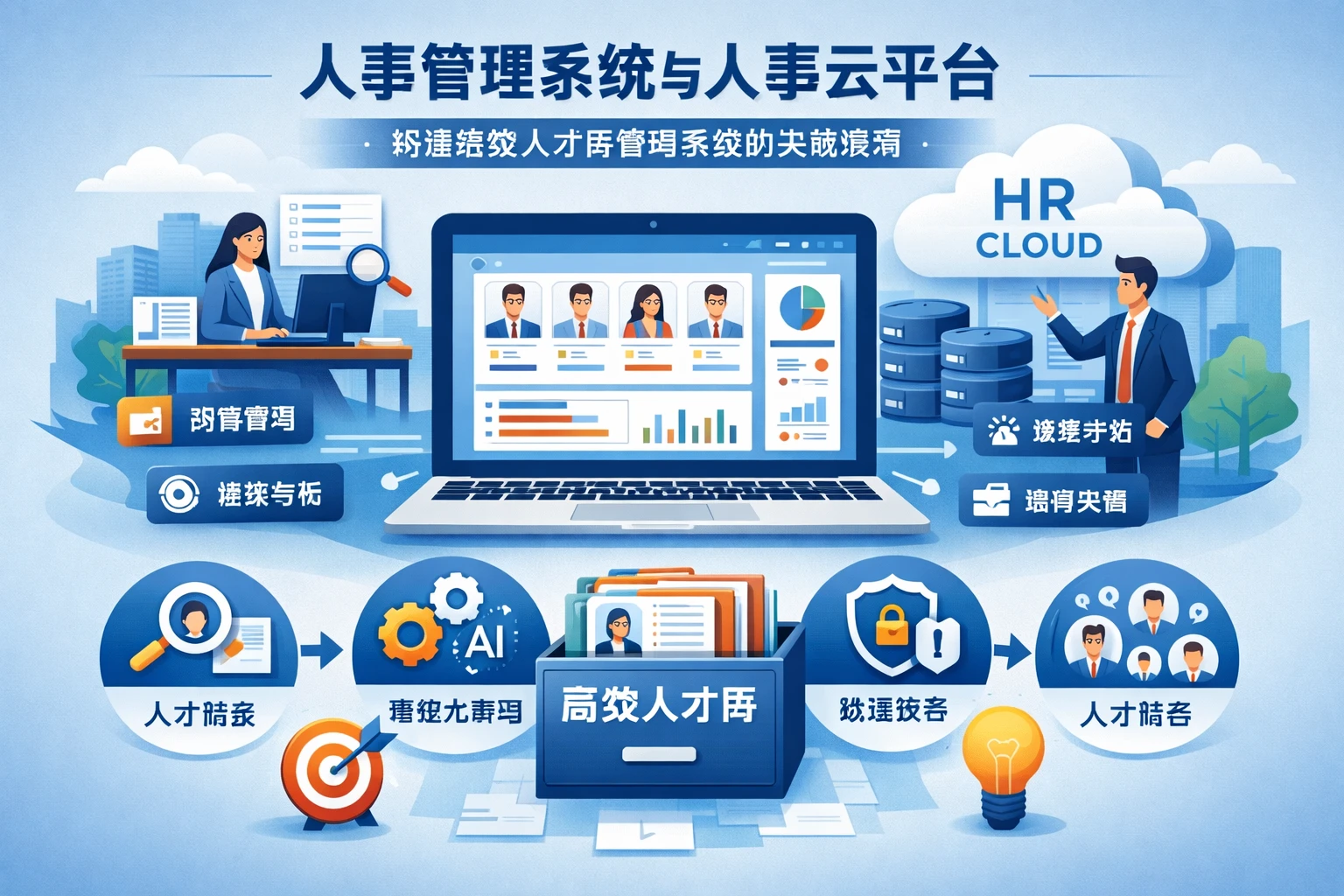 人事管理系统与人事云平台:构建高效人才库管理系统的关键策略