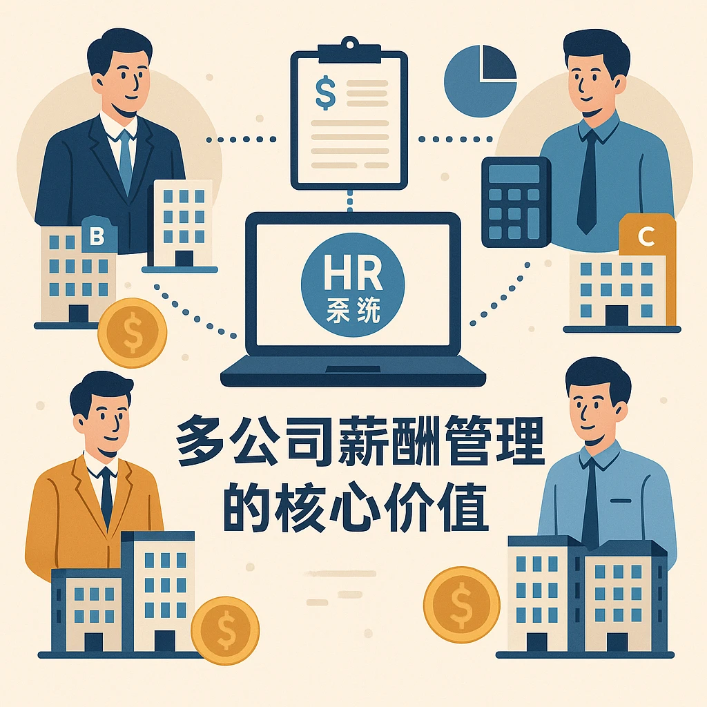 HR系统在多公司薪酬管理中的核心价值