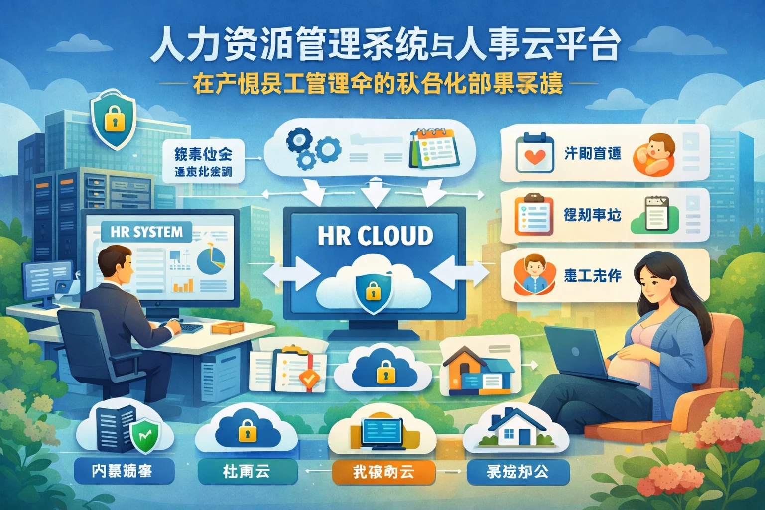 人力资源管理系统与人事云平台在产假员工管理中的私有化部署实践