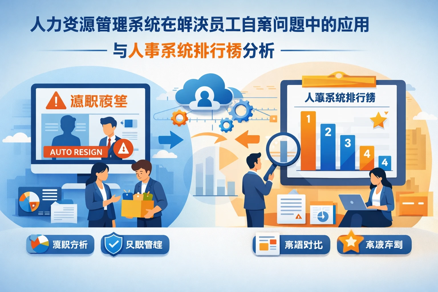 人力资源管理系统在解决员工自离问题中的应用与人事系统排行榜分析