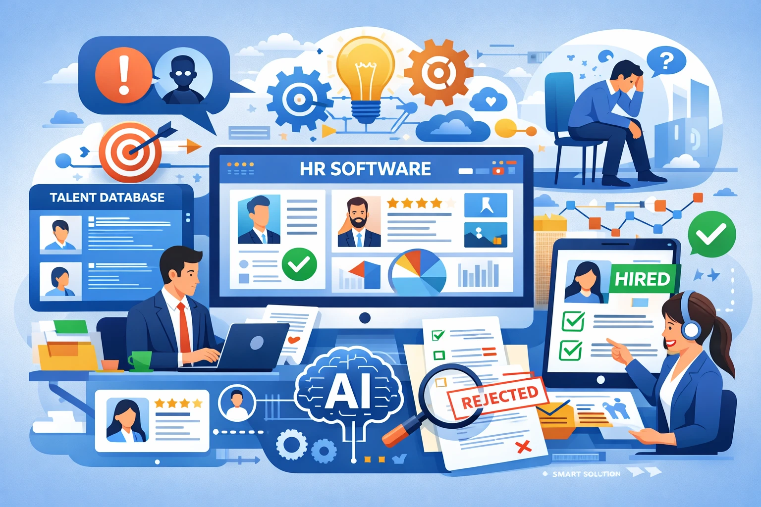 优化人事管理软件与人才库管理系统：避免面试失败的智能解决方案