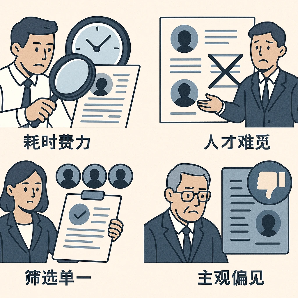 传统招聘方式的局限性与挑战