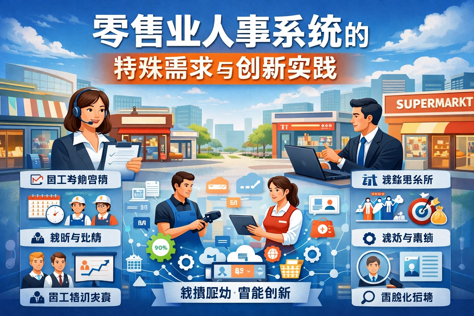 零售业人事系统的特殊需求与创新实践