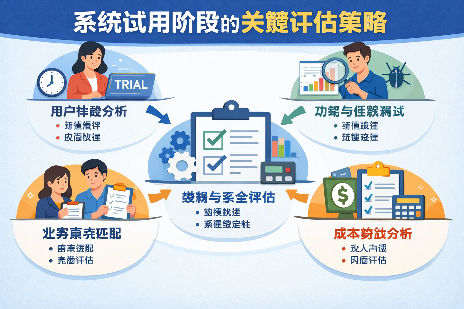 系统试用阶段的关键评估策略