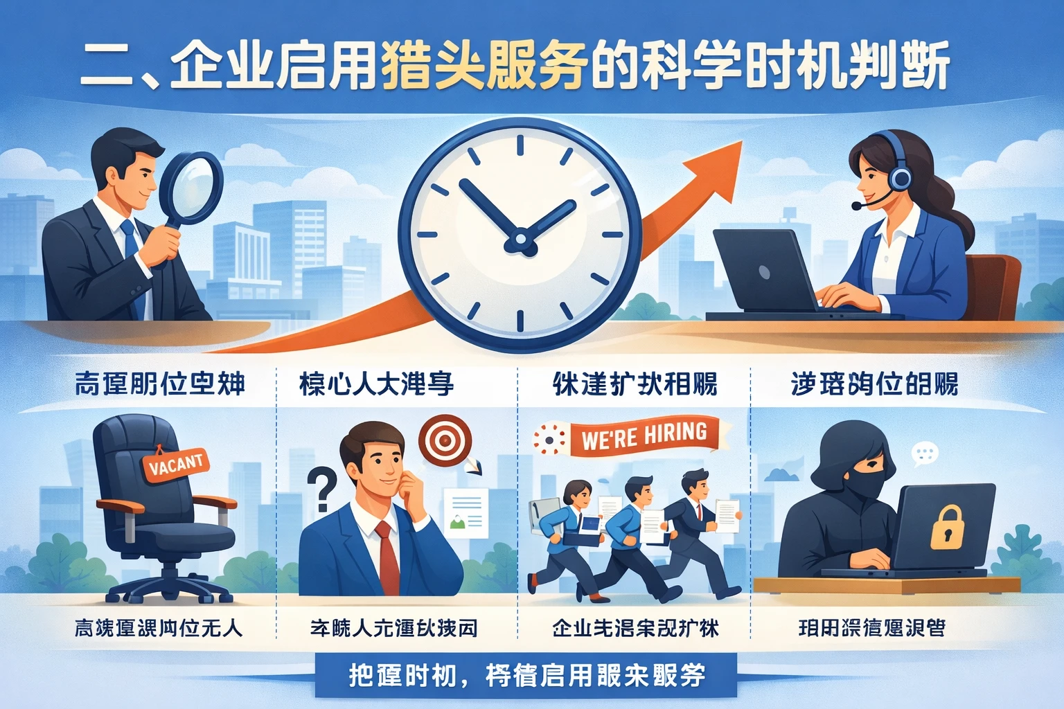 二、企业启用猎头服务的科学时机判断