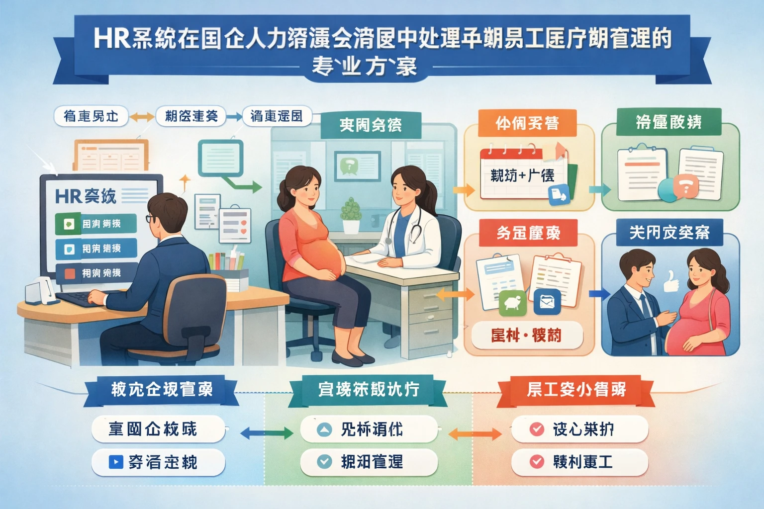 HR系统在国企人力资源全流程中处理孕期员工医疗期管理的专业方案