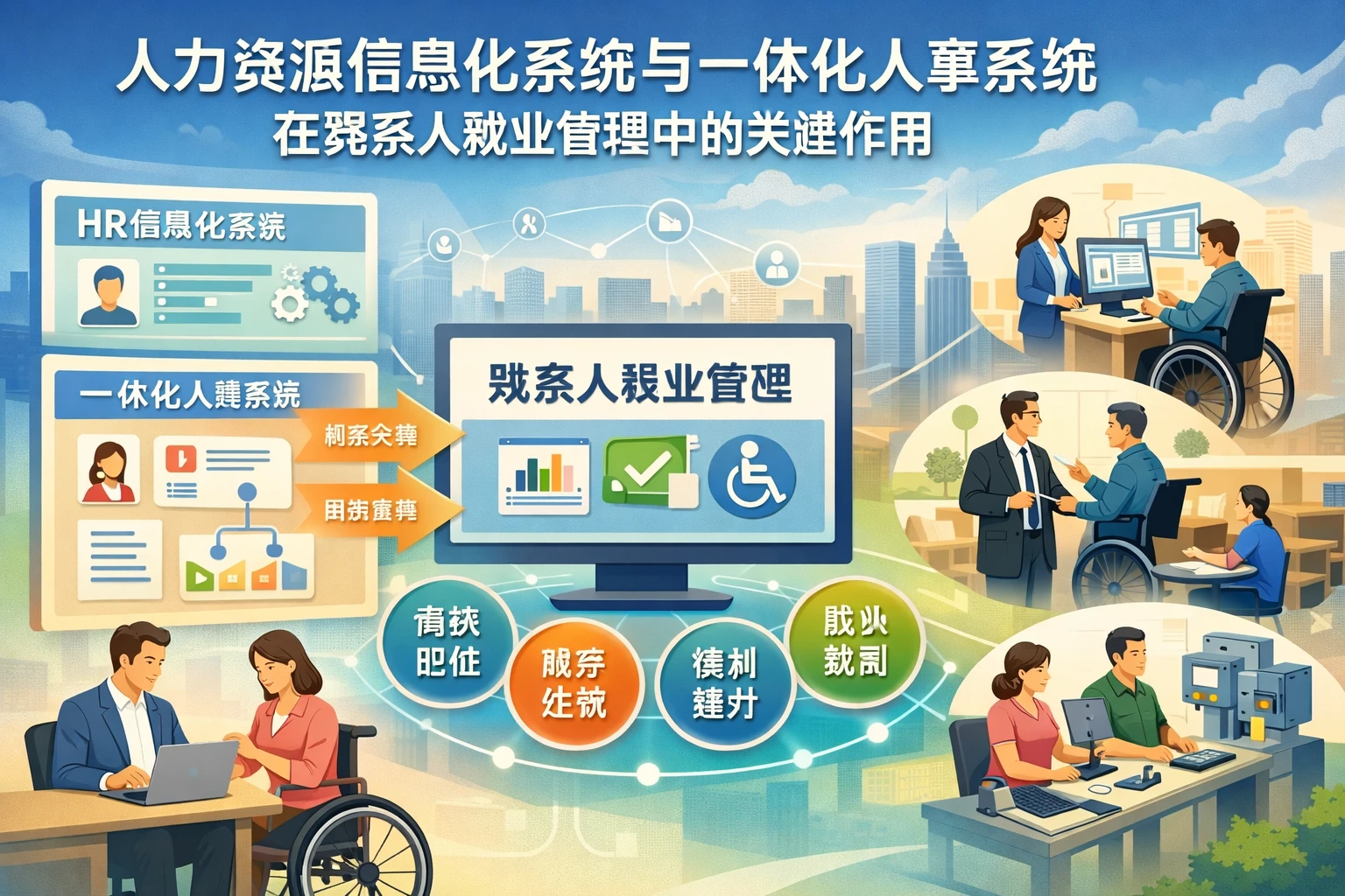 人力资源信息化系统与一体化人事系统在残疾人就业管理中的关键作用