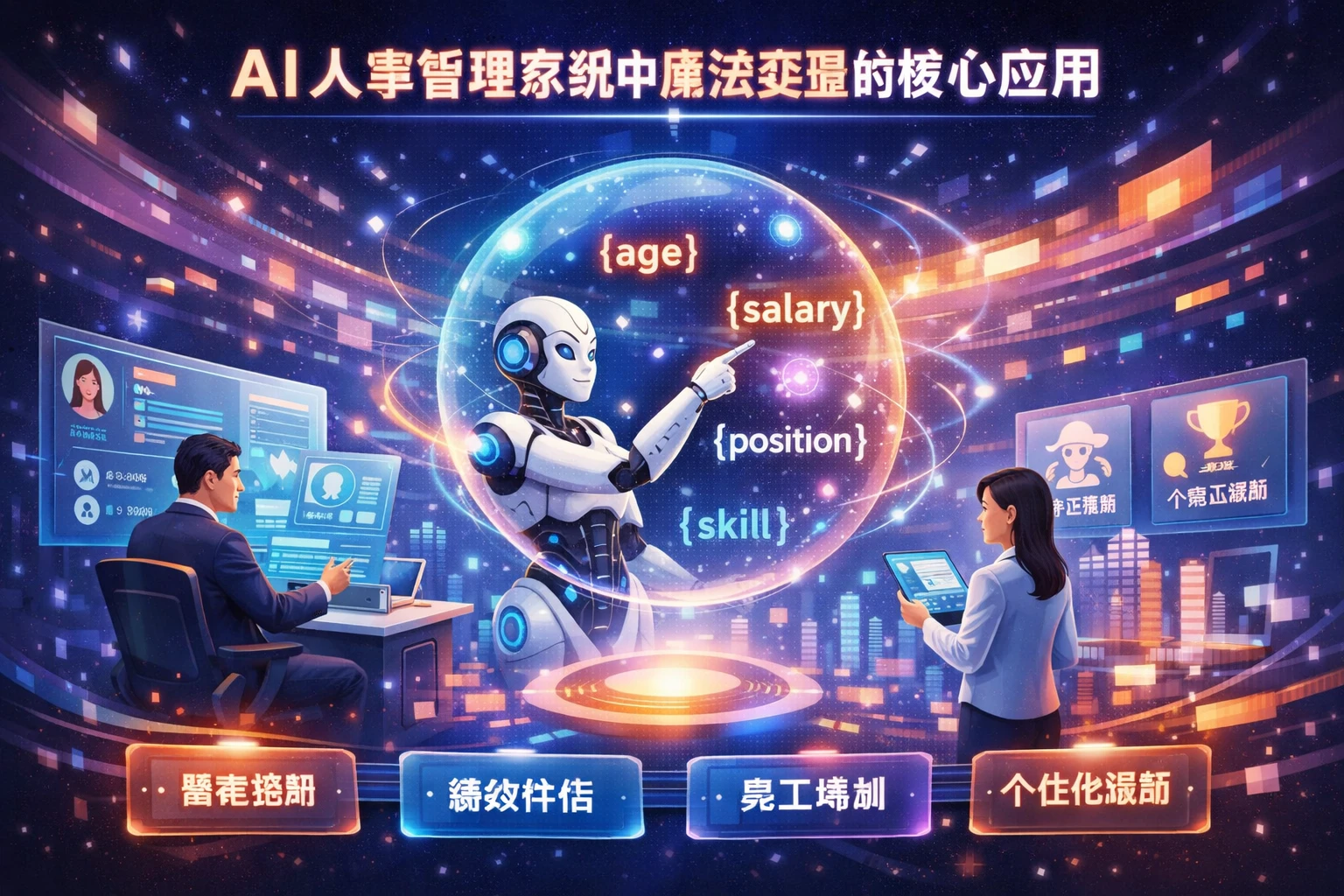 AI人事管理系统中魔法变量的核心应用