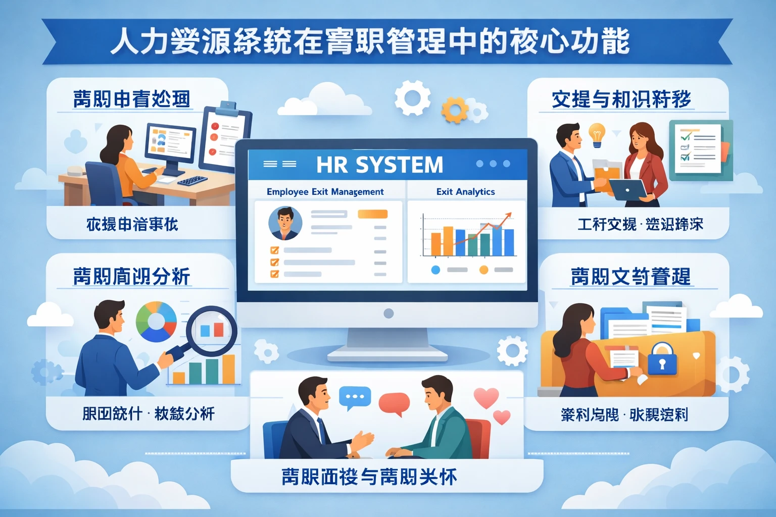 人力资源系统在离职管理中的核心功能