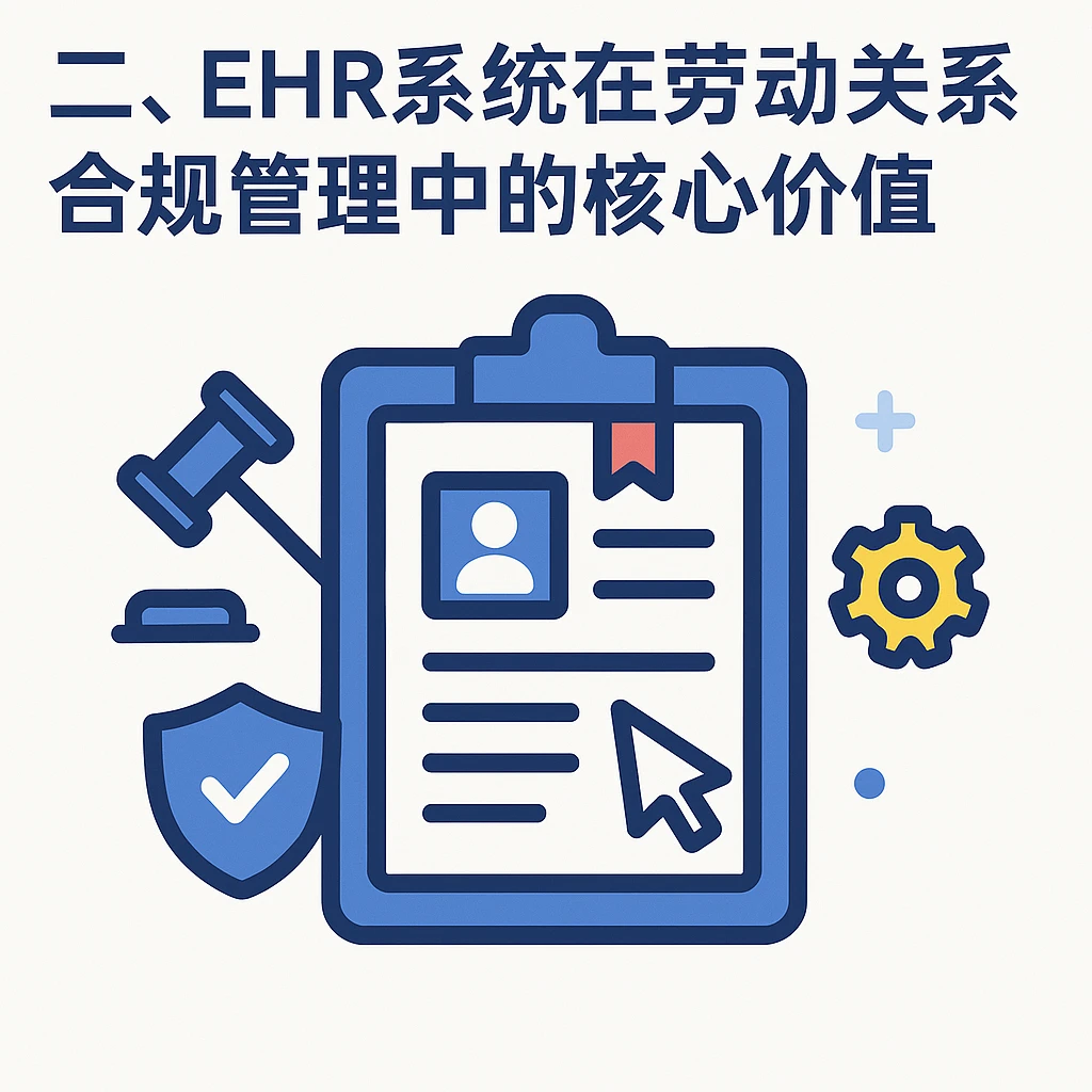 二、EHR系统在劳动关系合规管理中的核心价值