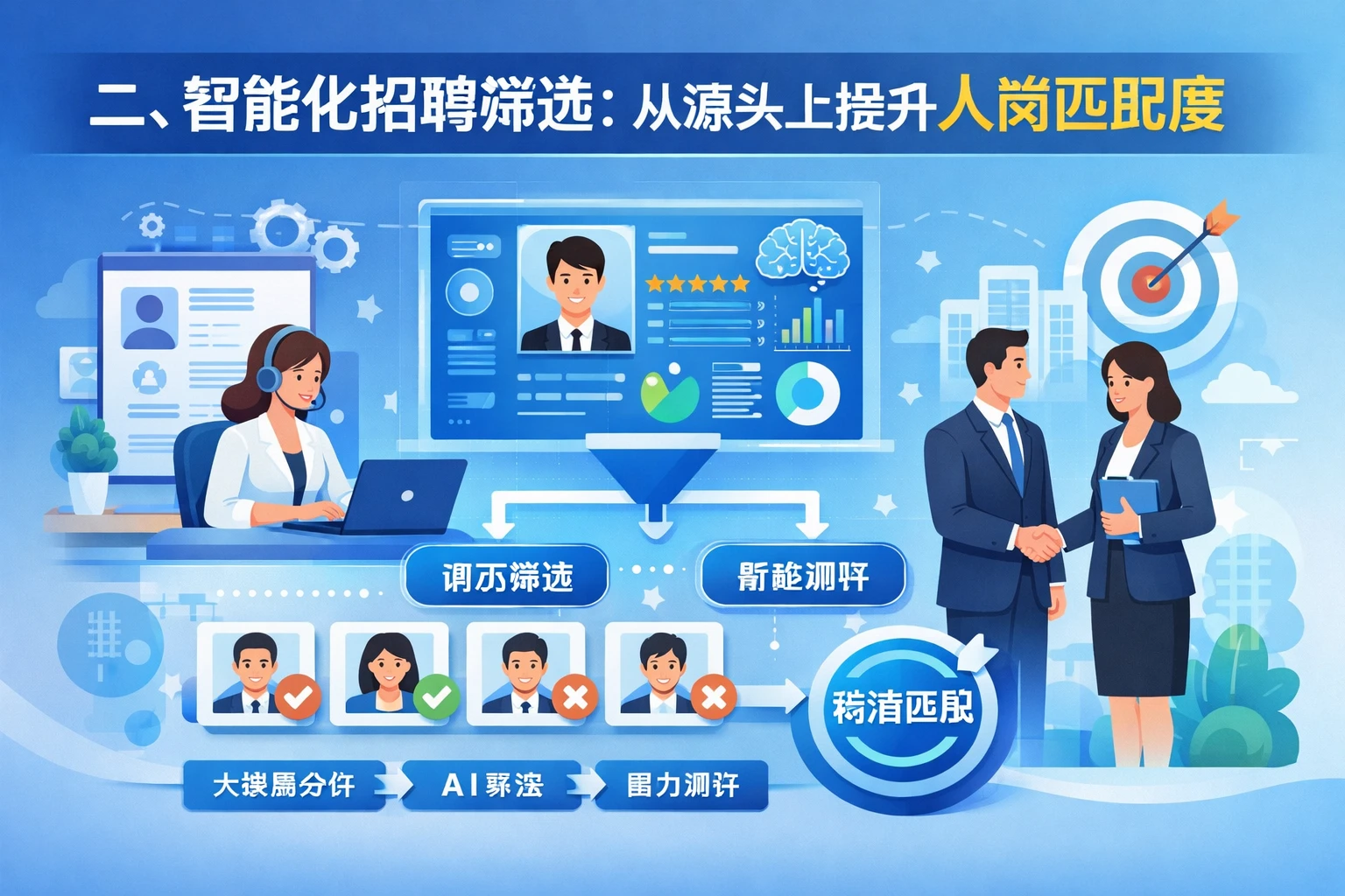 二、智能化招聘筛选：从源头上提升人岗匹配度