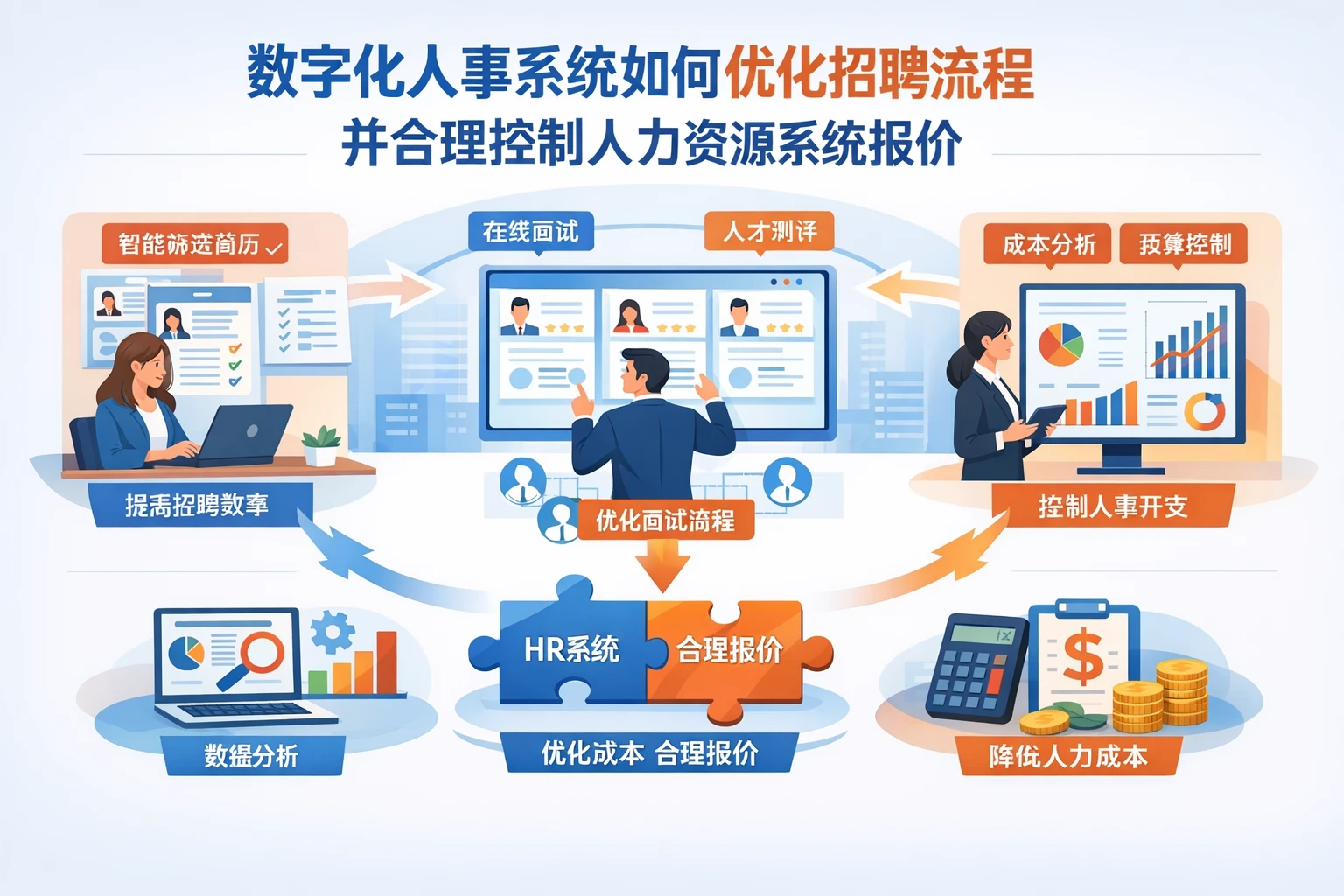 数字化人事系统如何优化招聘流程并合理控制人力资源系统报价