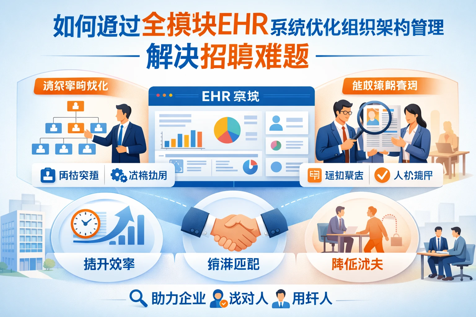 如何通过全模块ehr系统优化组织架构管理解决招聘难题