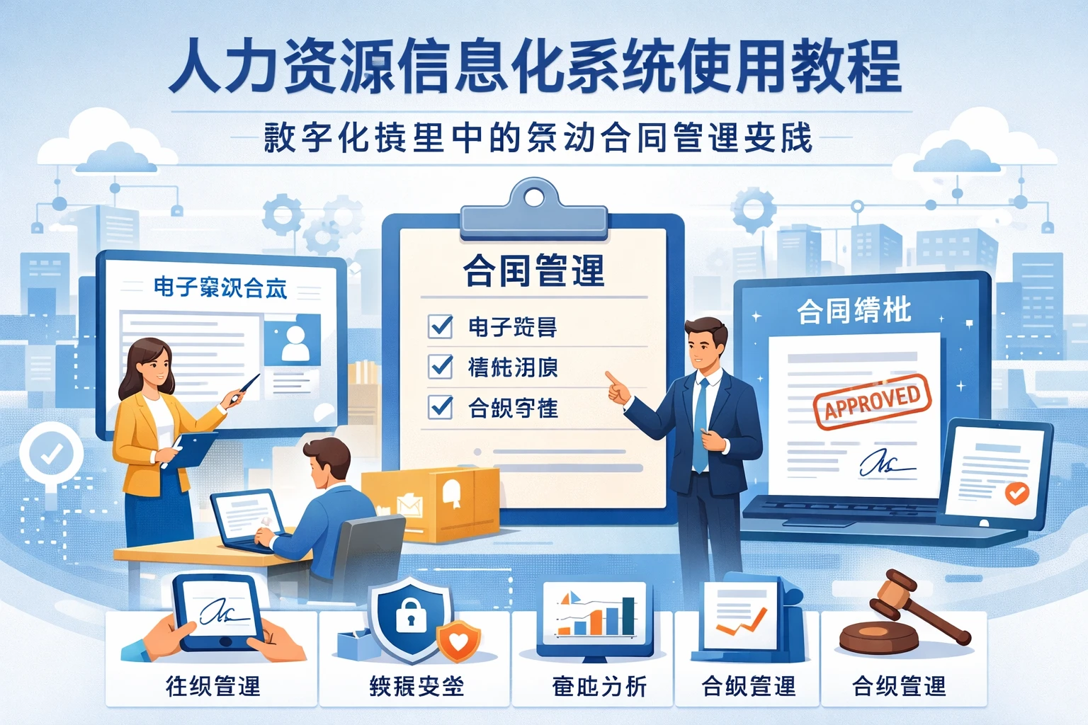 人力资源信息化系统使用教程：数字化转型中的劳动合同管理实践