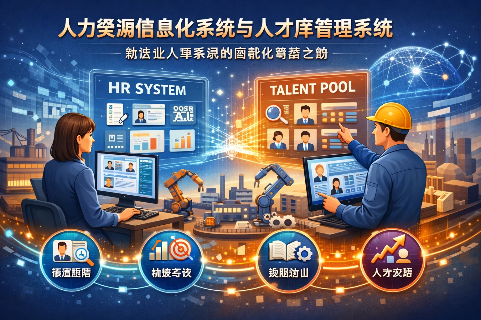 人力资源信息化系统与人才库管理系统：制造业人事系统的智能化转型之路