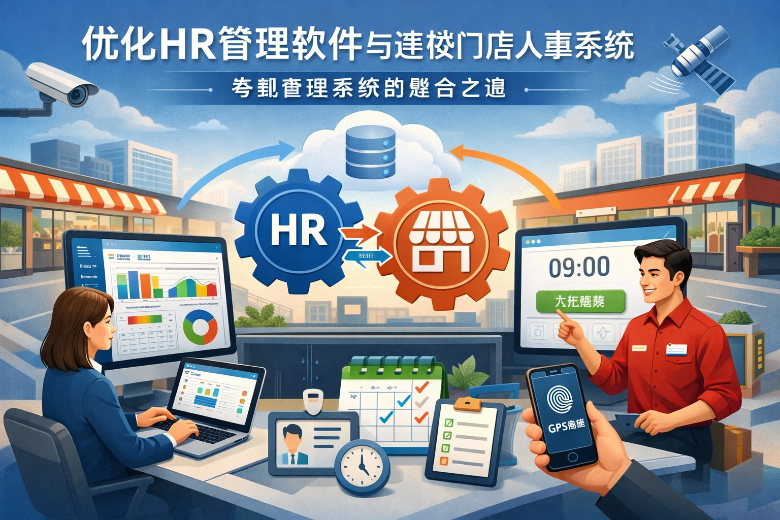 优化HR管理软件与连锁门店人事系统：考勤管理系统的整合之道