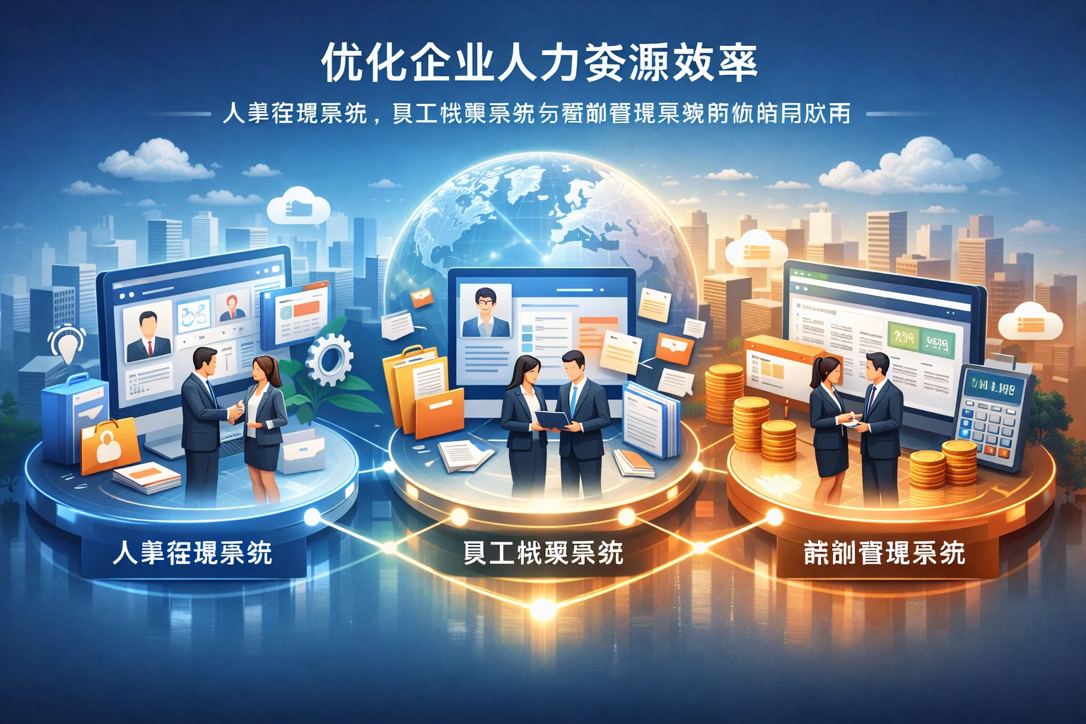 优化企业人力资源效率:人事管理系统、员工档案系统与薪酬管理系统的协同应用