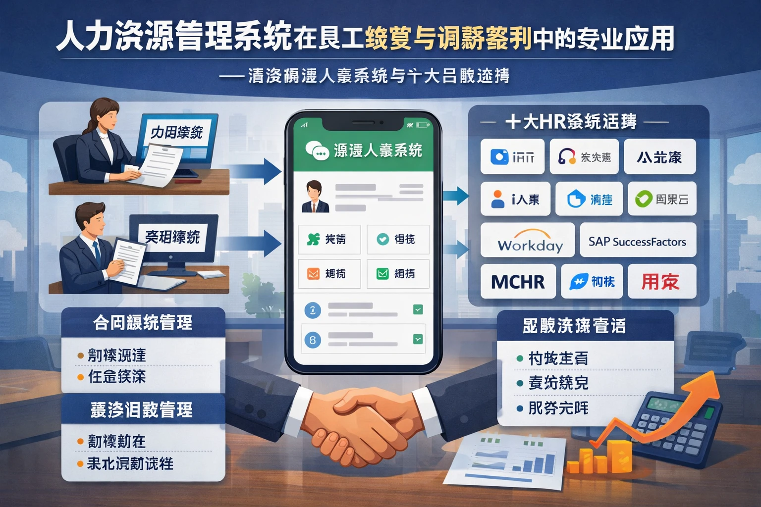 人力资源管理系统在员工续签与调薪案例中的专业应用——兼谈微信人事系统与十大品牌选择