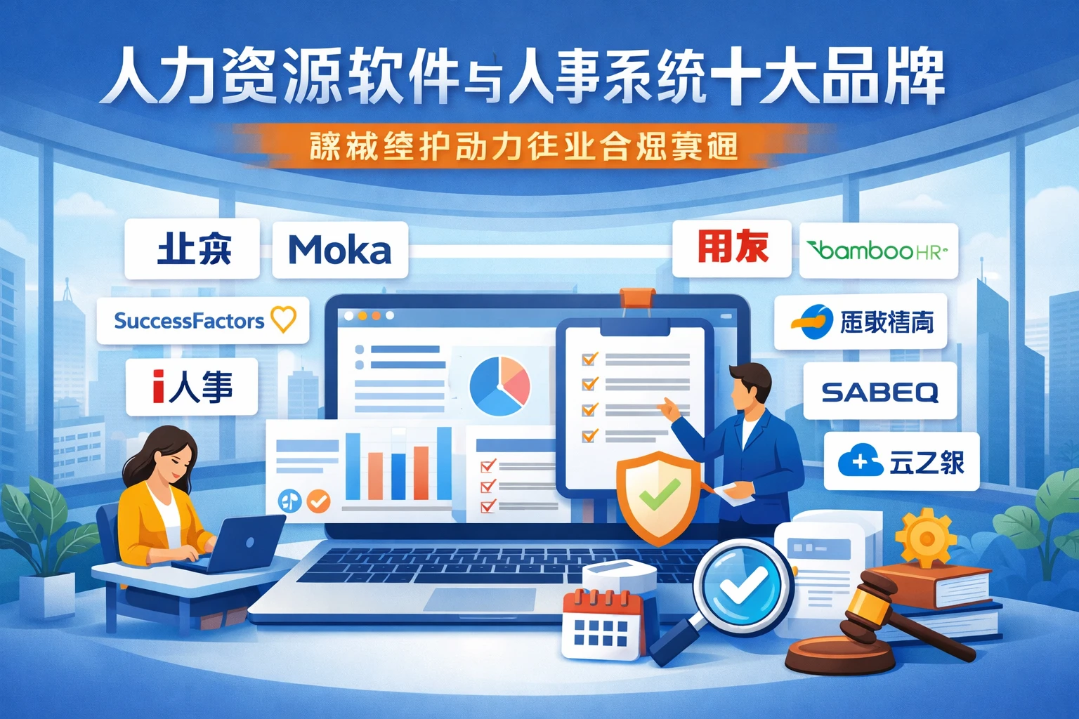 人力资源软件与人事系统十大品牌：高效维护助力企业合规管理